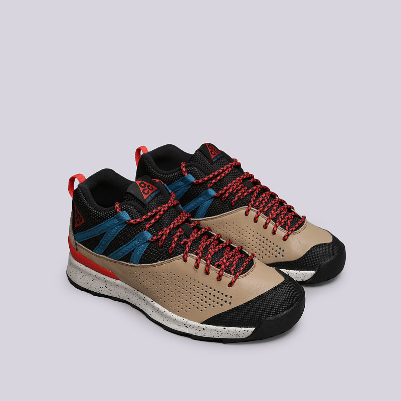 мужские бежевые кроссовки Nike Okwahn II 525367-200 - цена, описание, фото 2